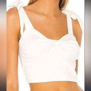 Superdown white tie tank